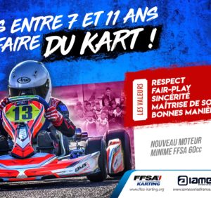 Si tu as entre 7 et 11 ans, viens faire du kart !