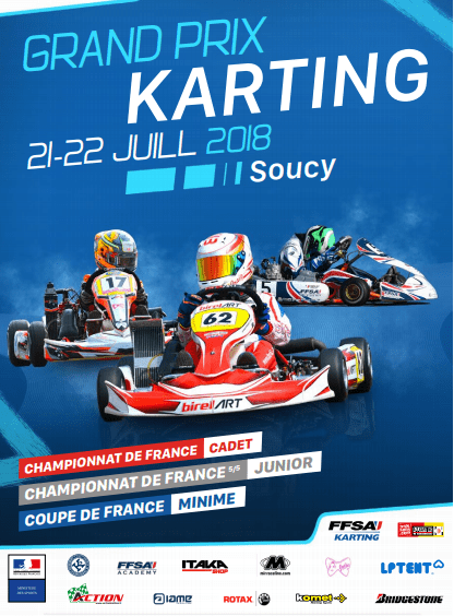 CHAMPIONNATS ET COUPE DE FRANCE – SOUCY – 21 & 22 JUILLET 2018 – Dossier de présentation FFSA Karting Soucy