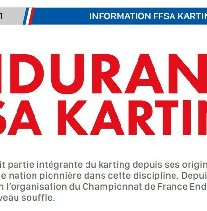 ENDURANCE FFSA KARTING – Fiche de présentation de la saison d’Endurance 2021