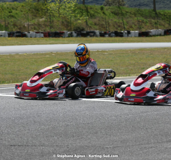 Championnat du Sud 2023 – PB Kart – Fagot, Herrouin et Trichard leaders sous le damier à Ganges