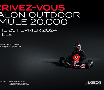 Nouvelles surprises en vue pour le 1er Salon outdoor de la Formule 20.000 à Angerville le dimanche 25 février !