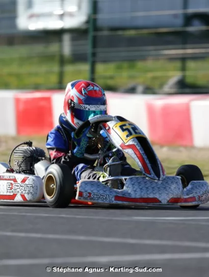 Jeune talent du karting, Marcel Limousin brille au plus haut niveau national